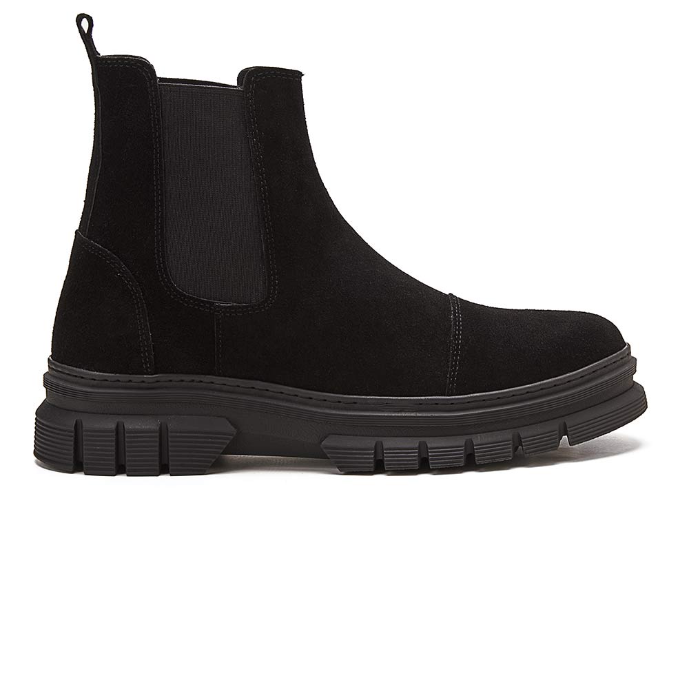 Men suede chelsea boots - Black