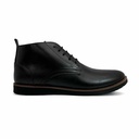 Men's leather lace-up boots - Black