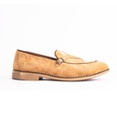 Men's single buckle monk shoes - Beige