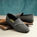 Men's single buckle monk shoes - Grey