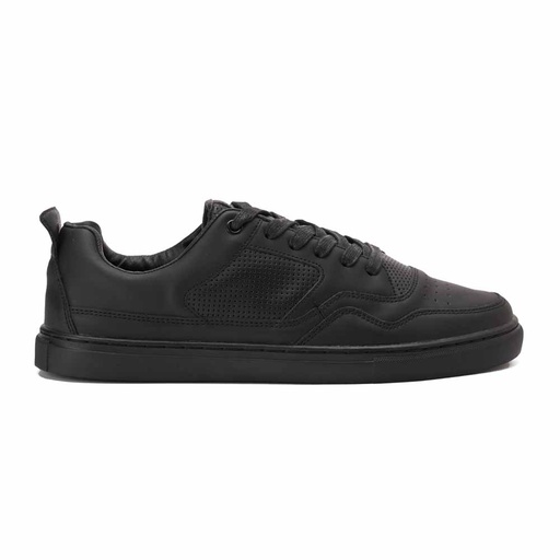 Men style perforated sneakers - Black