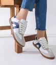 Women's stylish sneakers - White*Navy