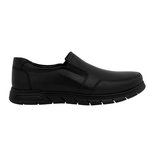 Men's leather casual shoes - Black