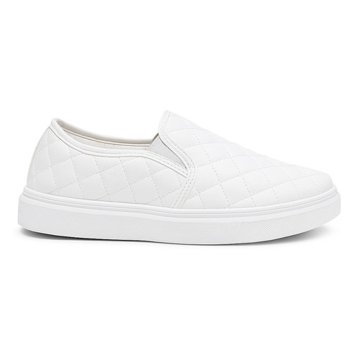 Women's quilted sneakers - White