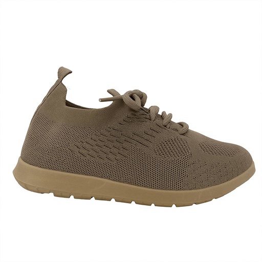 Women's fabric sneakers - Cafe